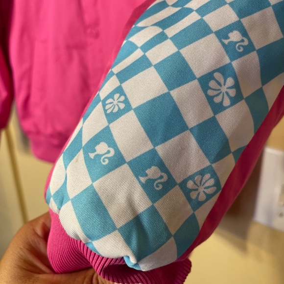 Barbie Pink and Blue Racing Jacket - Picture 6 of 11